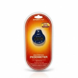 NWT Sportline Dual Function Step & Distance Pedometer.